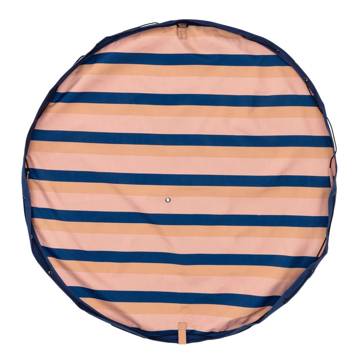 Outdoor Beach Storage Bag Mokka Stripes