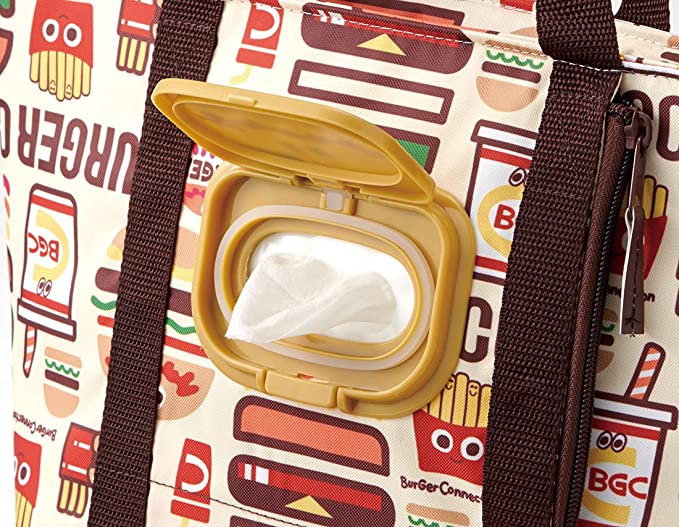 A Insulated Bag with Wet Tissue Pockets Burger