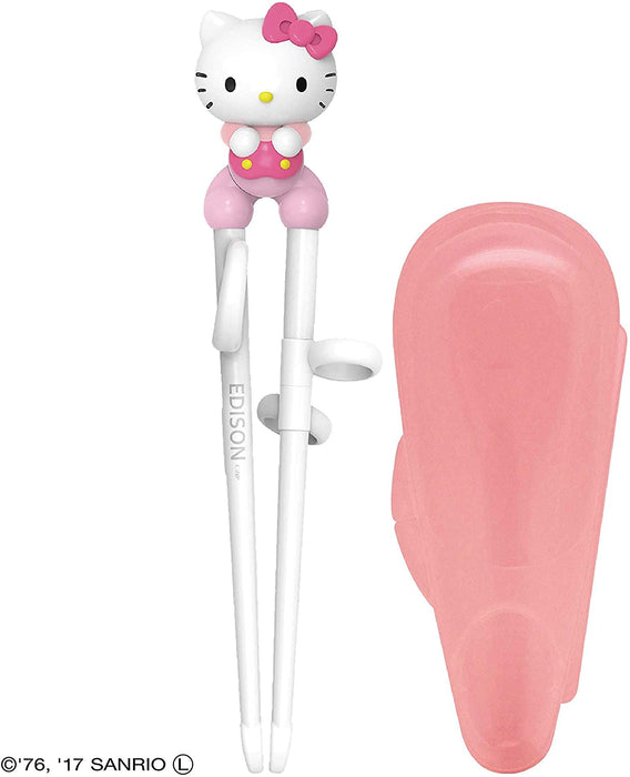 Chopsticks with Case Hello Kitty Right Hand for 2 Years