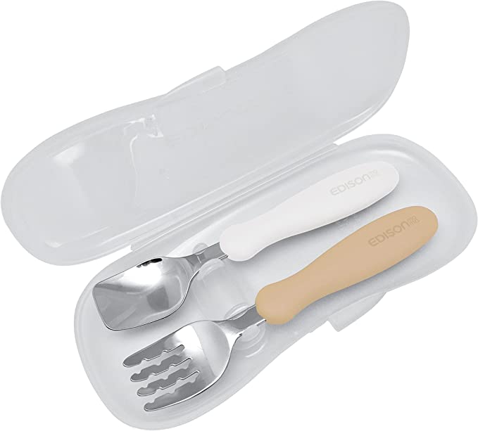 EDISON Fork and Spoon with Case.