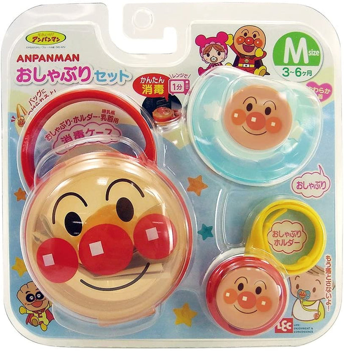 Pacifier Set, M, Age 3 to 6 Months, Anpanman Size Set