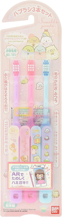 Sumikko Gurashi Children's Toothbrush, Set of 3 (6Y-12Y)