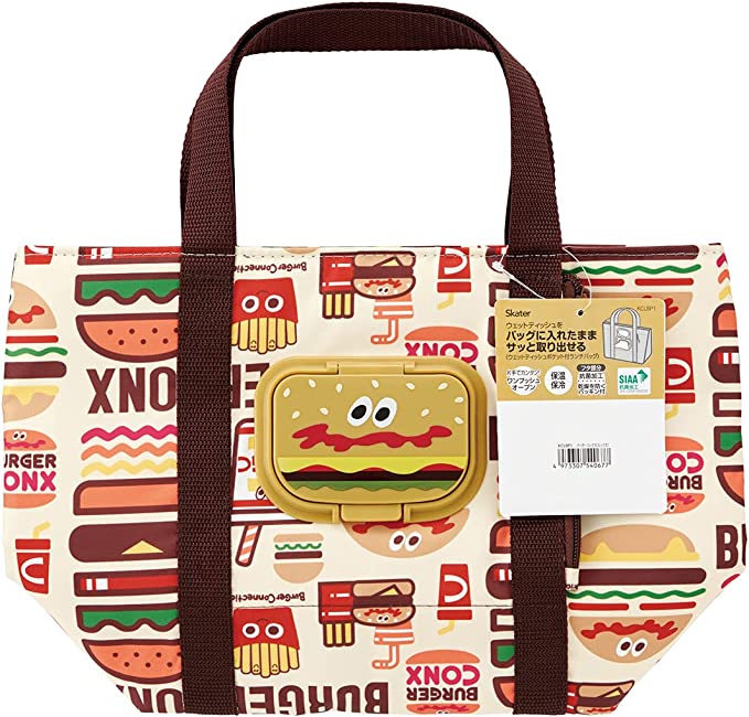 A Insulated Bag with Wet Tissue Pockets Burger