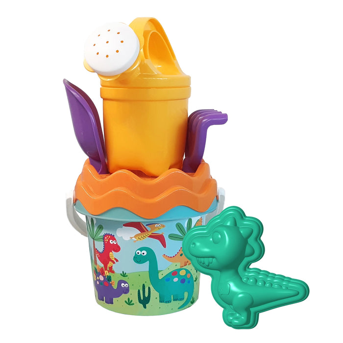 BEACH BUCKET SET DINOSAURS