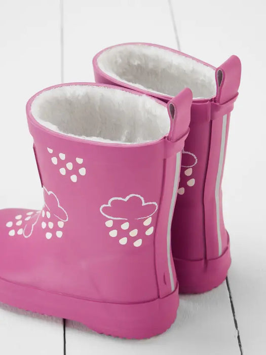 Orchid Pink Colour-Changing Kids Wellies