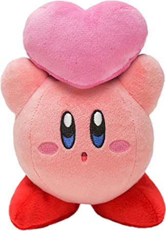 Kirby Series Throwing Friends Heart Plush Toy