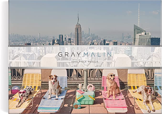 Gray Malin The Dogs of New York City 1000 Piece Puzzle