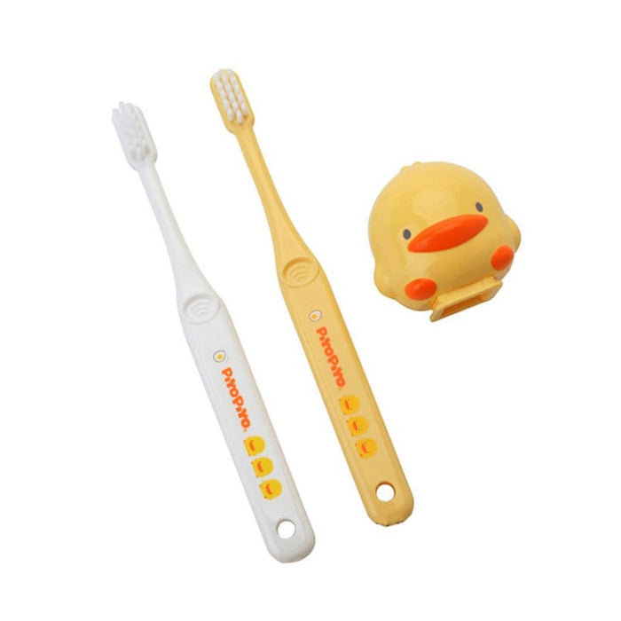 Toothbrush Set With PiyoPiyo Cap