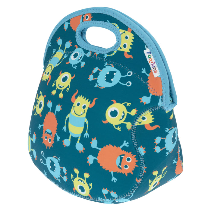 Large, Machine Washable Lunch Bag for Kids - Monsters