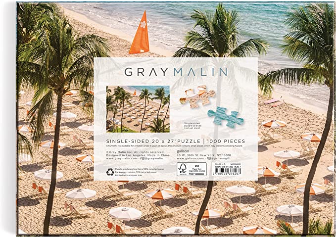 Gray Malin The Beach Club 1000 Piece Puzzle