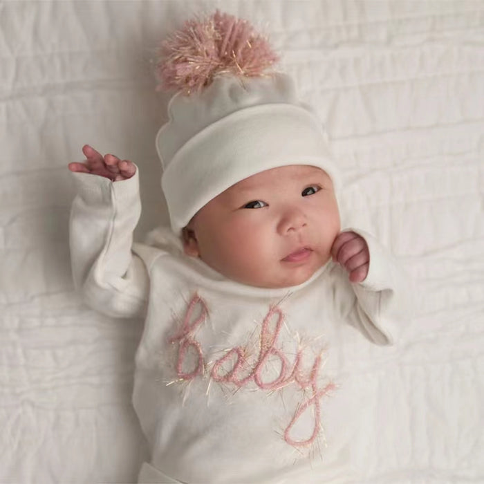 Baby Pink  2-Piece Set With Leggings