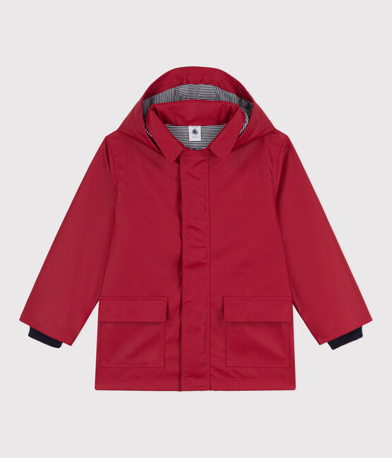 CHILDREN'S UNISEX ICONIC RECYCLED RAINCOAT-CORRIDA red