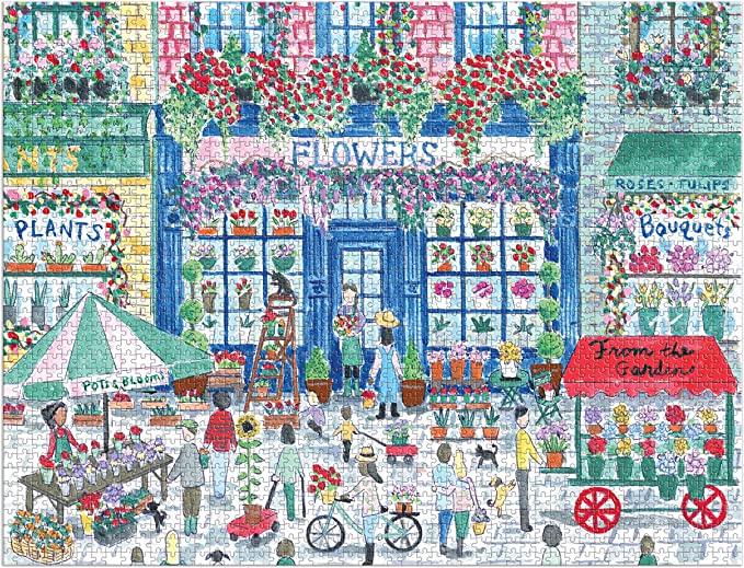 Michael Storrings Market in Bloom 2000 Piece Puzzle