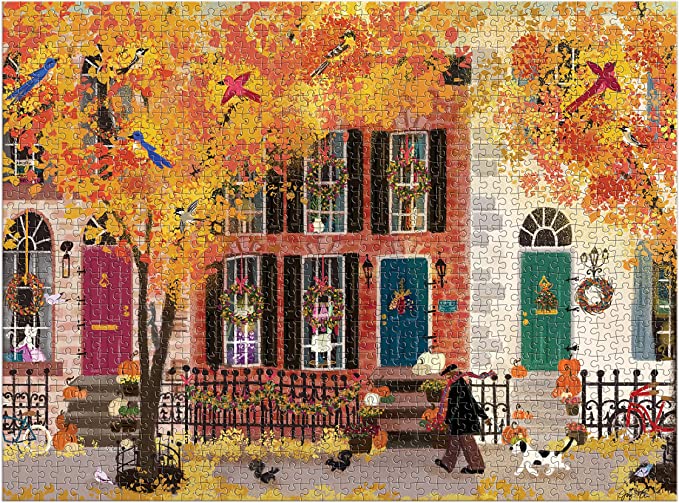 Autumn in the Neighborhood 1000 Piece Puzzle