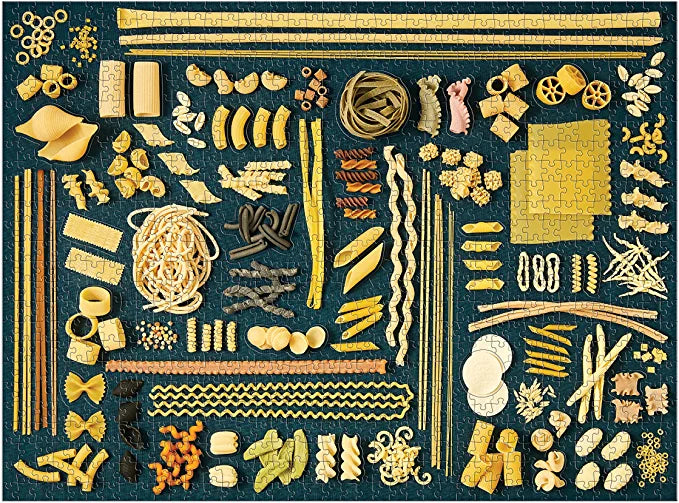 The Art of Pasta 1000 Piece Puzzle with Shaped Pieces