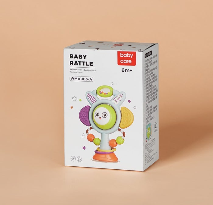 Table Baby Rattle Yellow