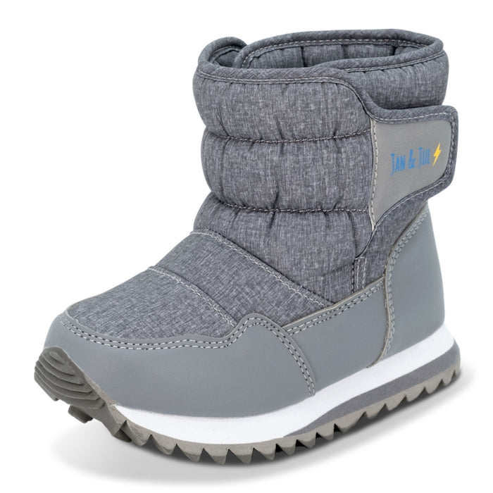 Toasty-Dry Puffy Winter Boots | Heather Grey