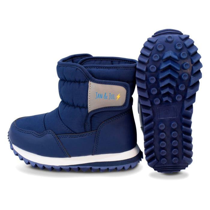 Toasty-Dry Puffy Winter Boots | Navy