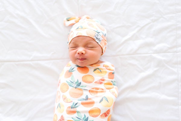 Citrus Swaddle Blanket