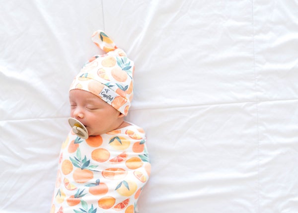 Citrus Swaddle Blanket