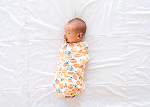 Citrus Swaddle Blanket