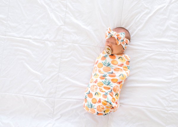 Citrus Swaddle Blanket