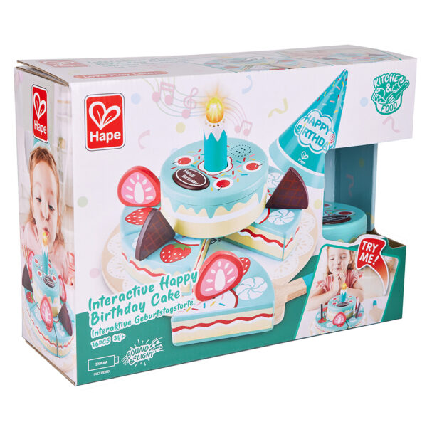 INTERACTIVE HAPPY BIRTHDAY CAKE