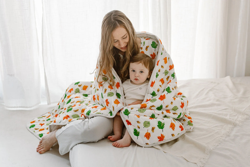 Medium Quilted Winter Blanket 3.2 TOG - Eric Carle Autumn Leaves