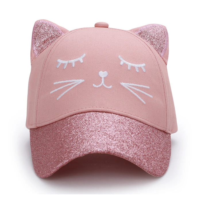 Kids UPF50+ 3D Cap - Cat