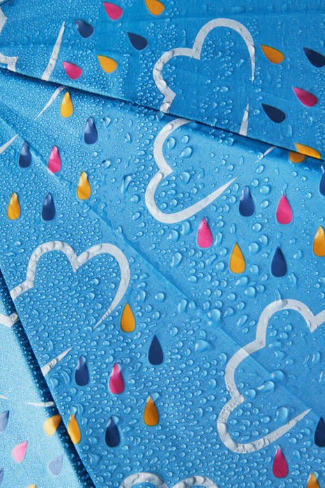 Little Kids Colour-Revealing Umbrella in Baby Blue