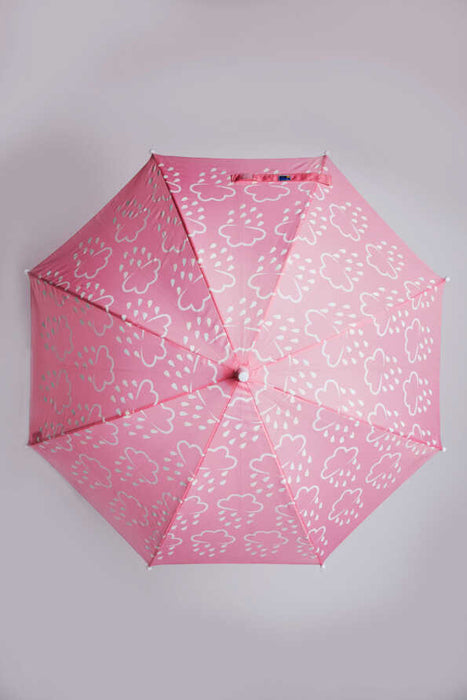 Little Kids Colour-Revealing Umbrella in Baby Pink