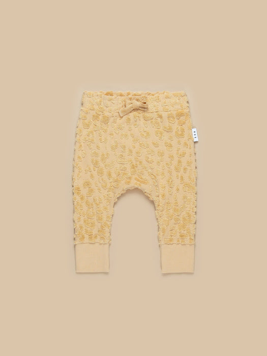 Golden Terry Drop Crotch Pants