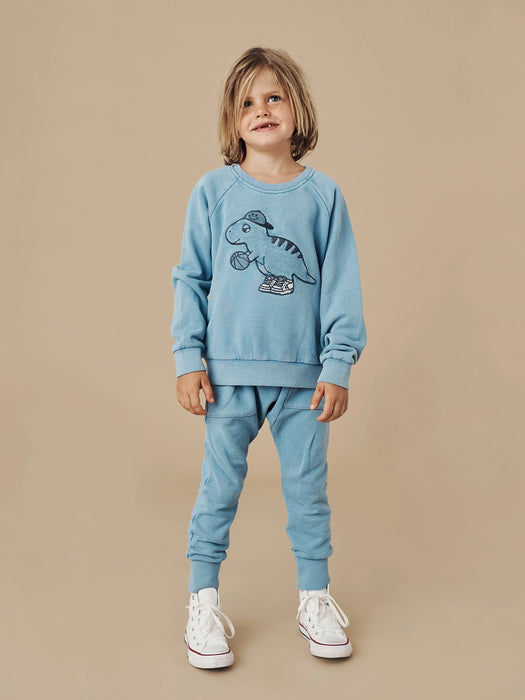 B-BALL DINO SWEATSHIRT AND PANTS