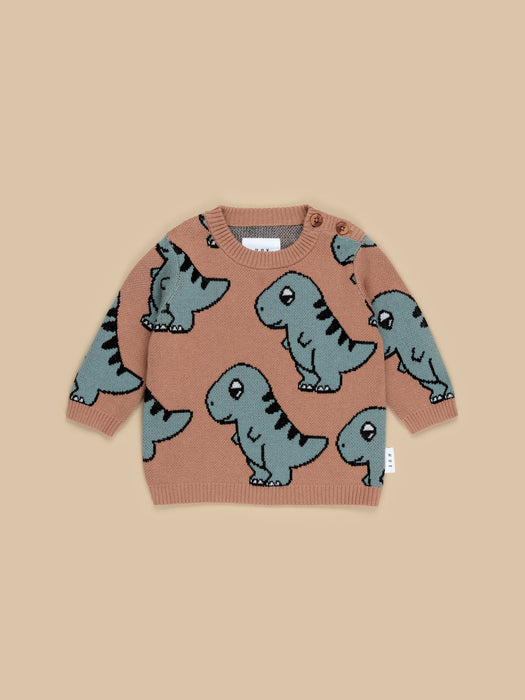 B-BALL DINO KNIT JUMPER