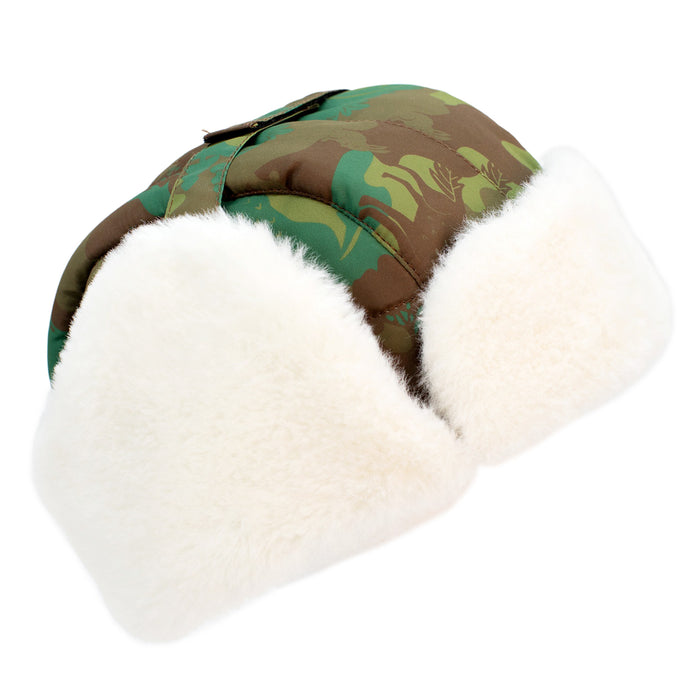 Toasty-Dry Trapper Hat | Woodland Camo