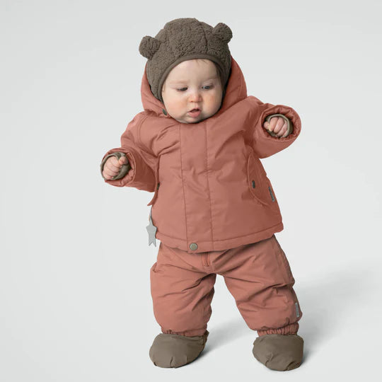 Jeffi Teddyfleece Morel Grey Hood 2-3Y