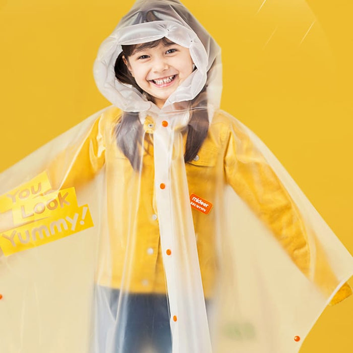 Kids Raincoat with Inflatable Brim – You Look Yummy – Ages 4-8