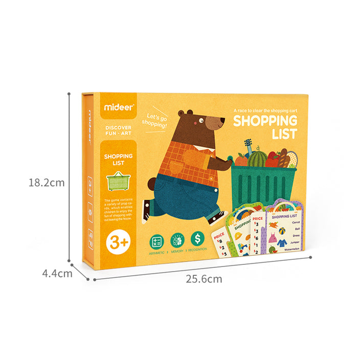 Shopping List Board Game – Ages 3+