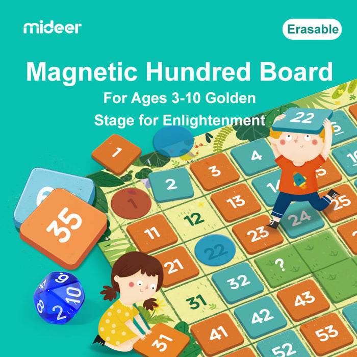 Montessori Material – Magnetic Hundred Board Game