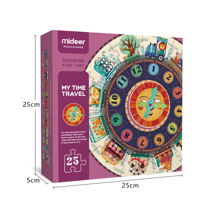 My Time Travel Jigsaw Puzzle Clock – 25 Pieces