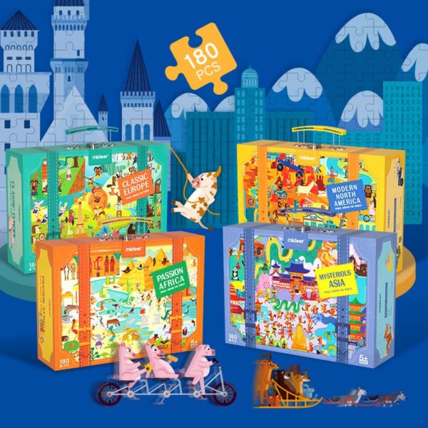 Travel Around the World Jigsaw Puzzle-North America