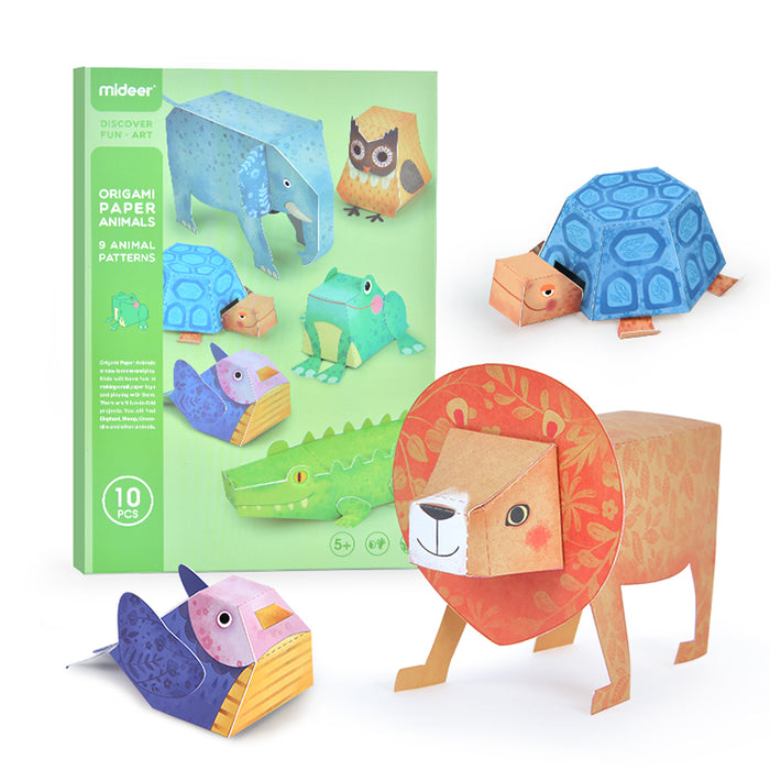 Kids Origami Animals Craft Kit – 10pcs