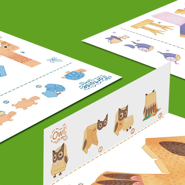 Kids Origami Animals Craft Kit – 10pcs