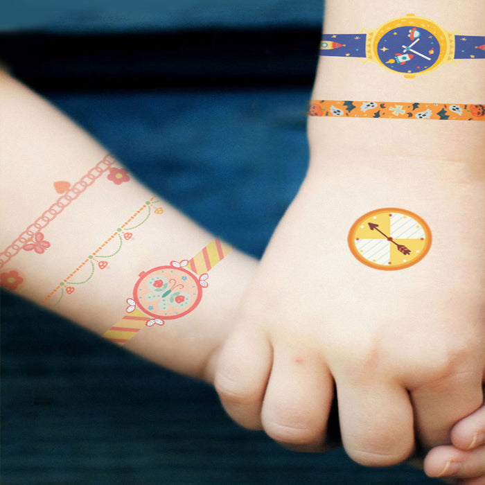 Watch & Bracelet Temporary Tattoos – Ages 3+