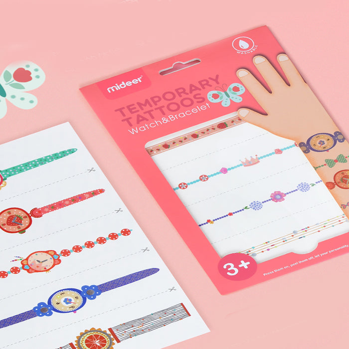 Watch & Bracelet Temporary Tattoos – Ages 3+