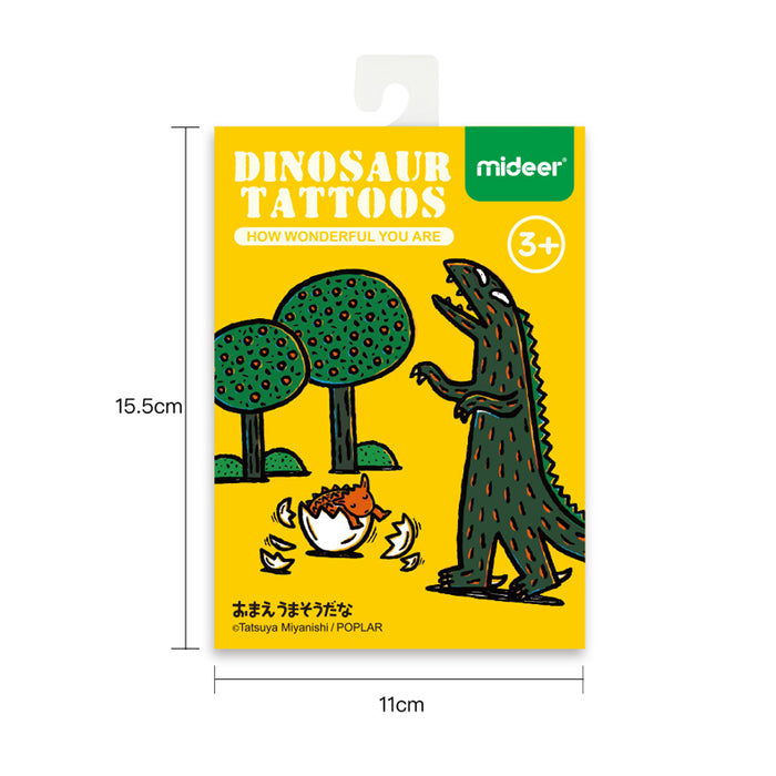 Dinosaur Temporary Tattoos – You Look Yummy – Ages 3+