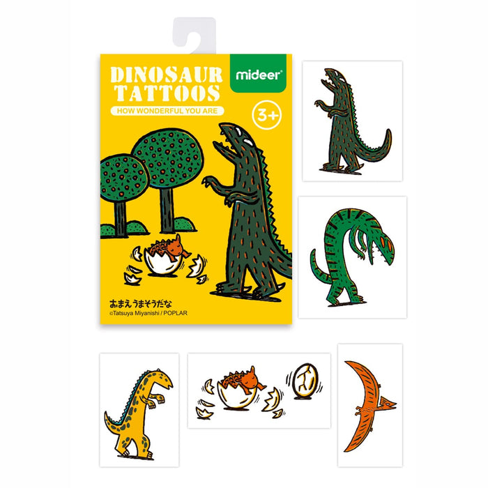 Dinosaur Temporary Tattoos – You Look Yummy – Ages 3+