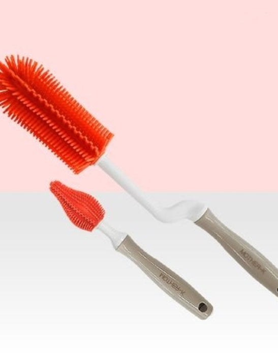 Silicone Brush Set Ruby Grapefruit