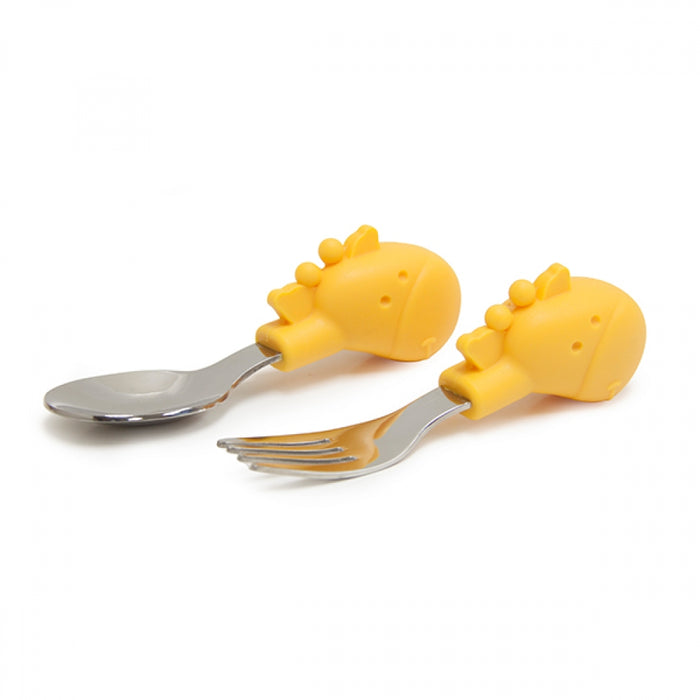 Palm Grasp Spoon & Fork Set