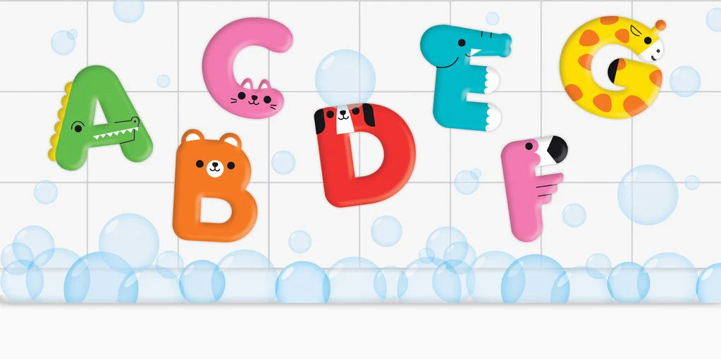 Animal ABC Stickable Foam Bath Shapes